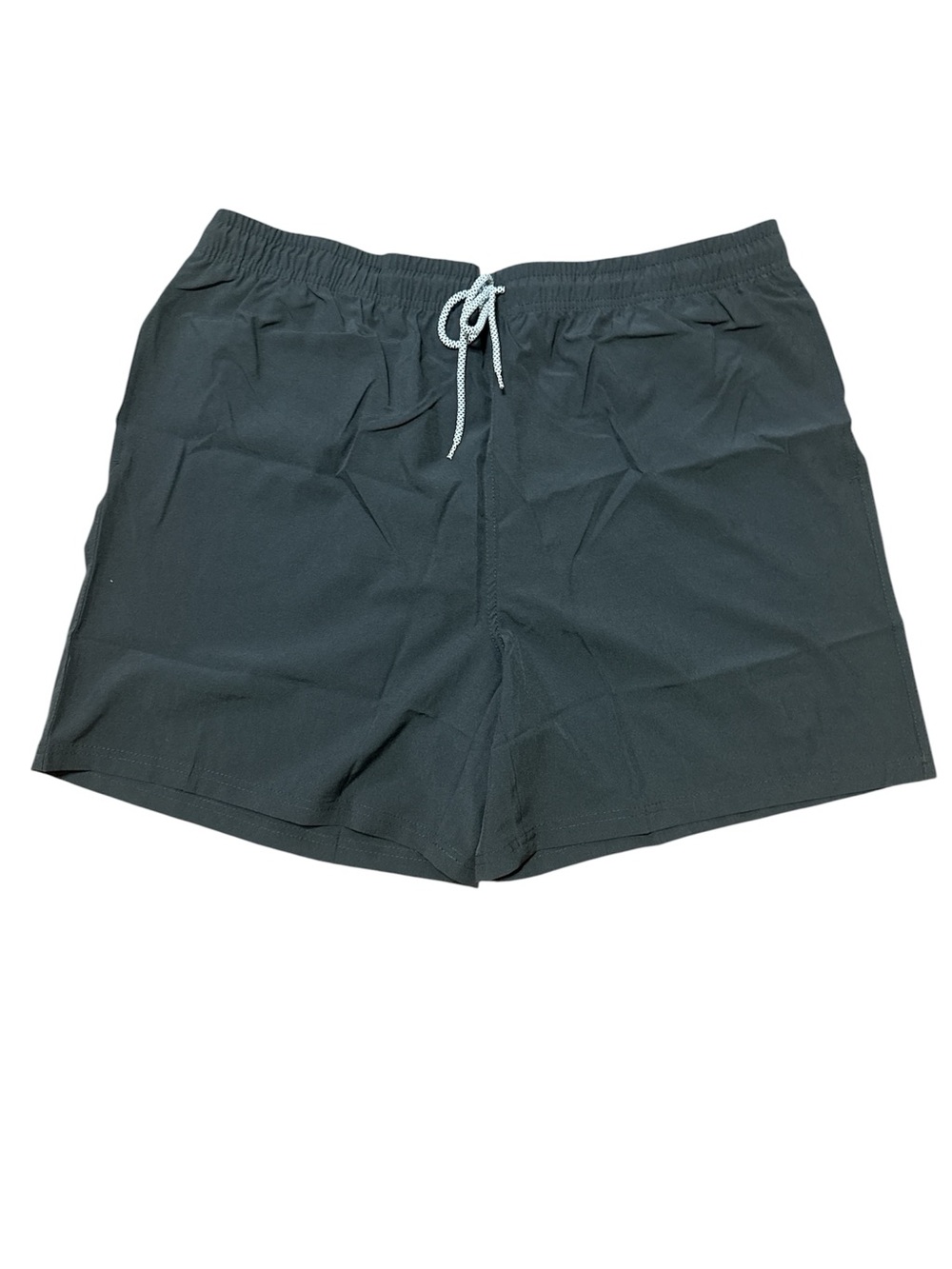 Men's Elastic Waist Swim Shorts Black XXL NWT